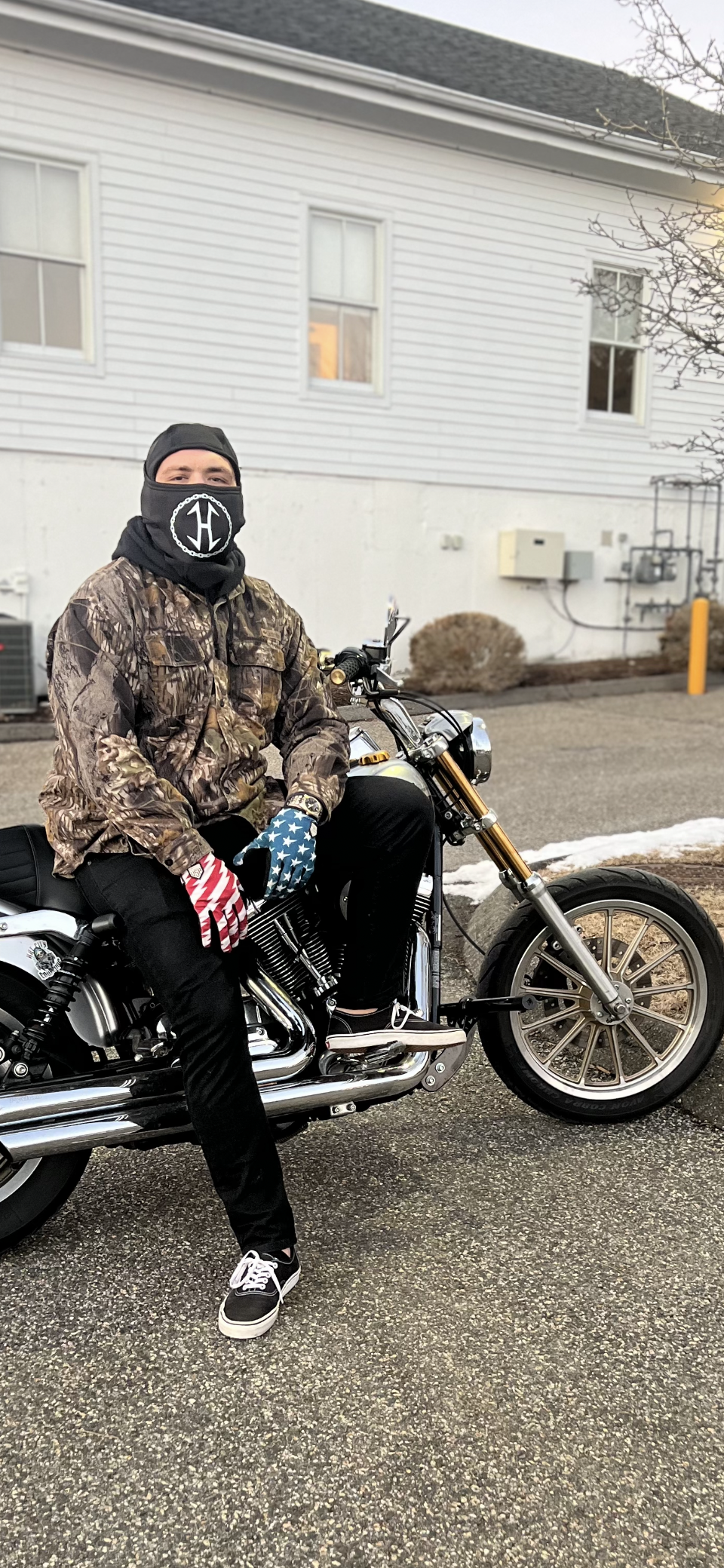 Fleece Face Mask- Black